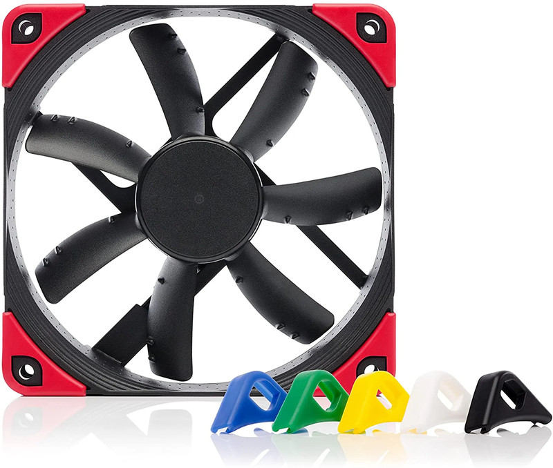 Noctua NF-S12A PWM Fan Chromax Black - مروحة تبريد